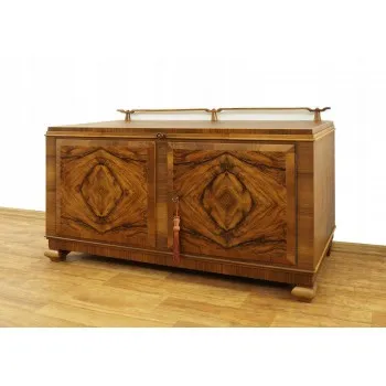 KOMODA SZAFKA POMOCNIK POD TV RTV ART DECO ANTYK