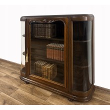 WITRYNA ANTYK OWALNA BIBLIOTEKA PODRĘCZNA RZEŹBIONA SERWANTKA pod TV RTV
