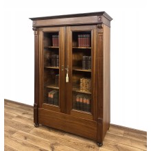 BIBLIOTEKA WITRYNA ZE SCHOWKIEM ANTYK XIX W.