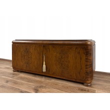 KOMODA ART DECO SZAFKA ANTYK PODEST - ZGRABNA, NISKA, POD TV RTV