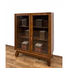 WITRYNA BIBLIOTEKA PODRĘCZNA ART DECO ANTYK SZAFKA SERWANTKA