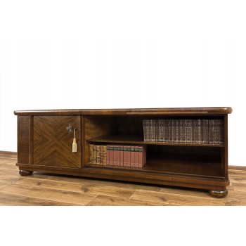 KOMODA ART DECO SZAFKA PODEST ANTYK 2 SZUFLADY POD TV RTV