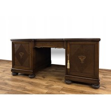 BIURKO Z SEJFEM GABINETOWE ANTYK dwustronne