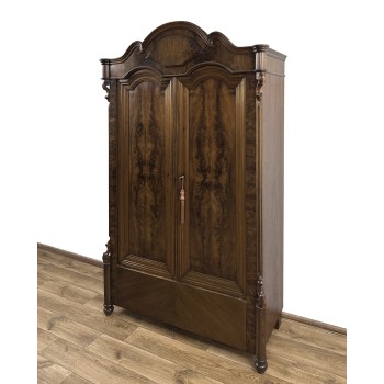 SZAFA DWUDRZWIOWA ANTYK OK. 150-LETNI, XIX W., BIELIŹNIARKA