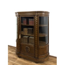 WITRYNA OWALNA ANTYK STULETNIA BIBLIOTEKA SERWANTKA RZEŹBIONA