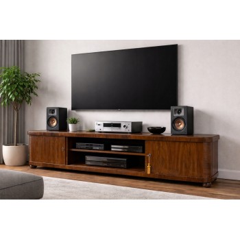 KOMODA PODEST ART DECO ANTYK SZAFKA POD TV RTV 2,2 m DŁUGA NISKA