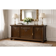 KOMODA 3-DRZWIOWA BUFET ANTYK SZAFKA pod TV RTV