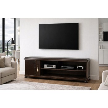 KOMODA NISKA SZAFKA PODEST RZEŹBIONY SZUFLADA ANTYK POD TV RTV