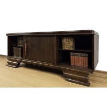 NISKI DŁUGI PODEST ART DECO ANTYK KOMODA SZAFKA pod TV RTV